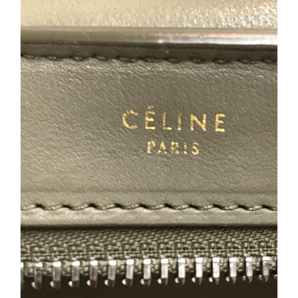 Celine black Bag Trapeze orange Shoulder gray - Picture 4 of 6